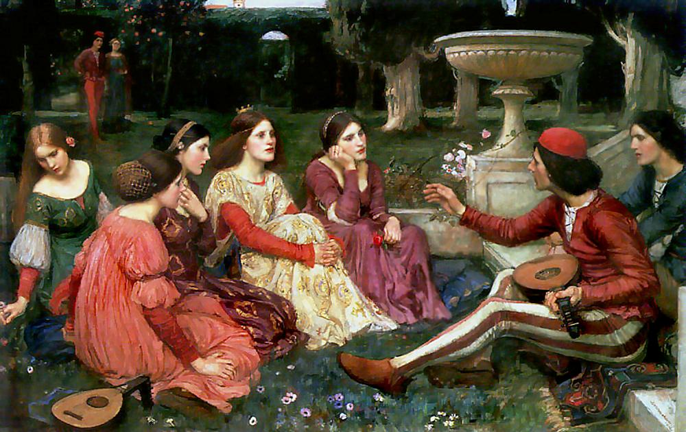 Waterhouse decameron. Fonte: it.wikipedia.org