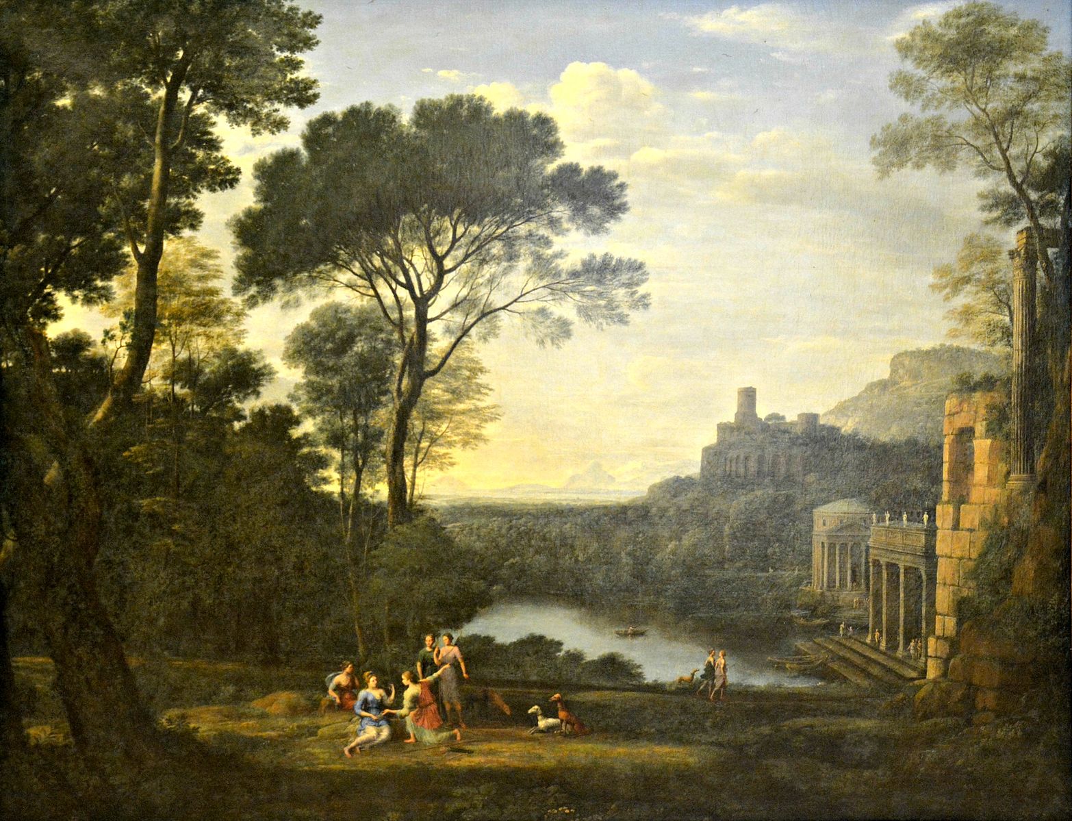 Paesaggio con la ninfa - Egeria, Claude Lorrain - Wikipedia